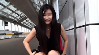 Promiscuous chinese teenager pees